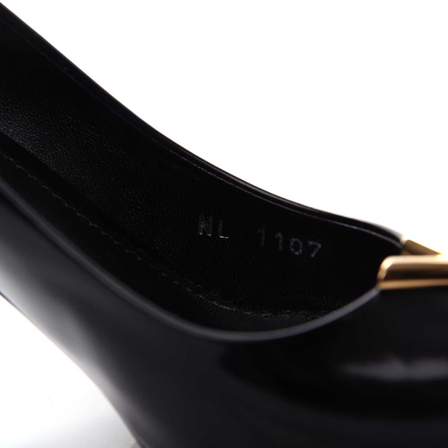 Calfskin Heartbreaker Pumps 36.5 Black