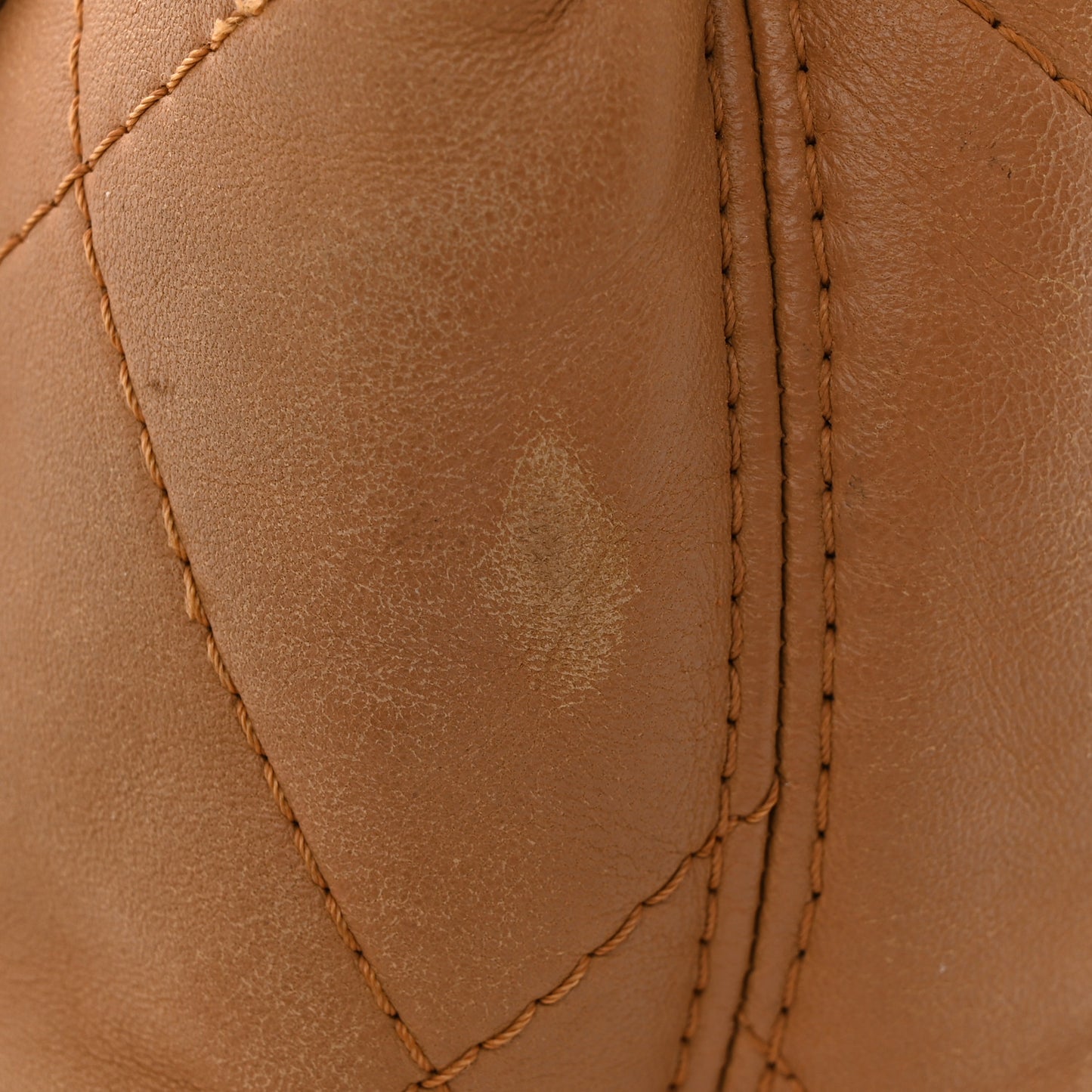 Lambskin Quilted Large Soft Touch Flap Beige
