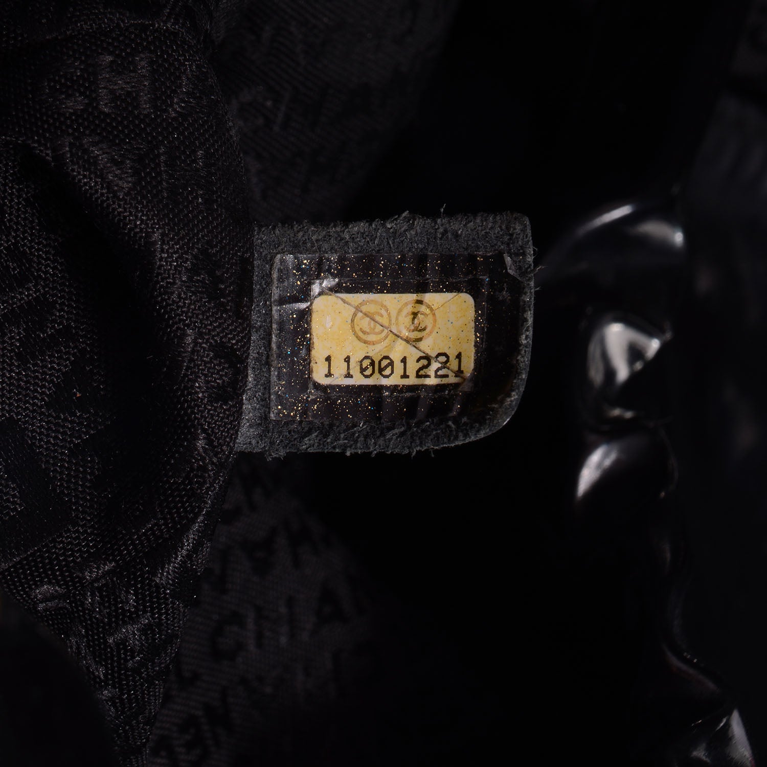 Chanel Vinyl XL Coco Cabas Black 6 of 7