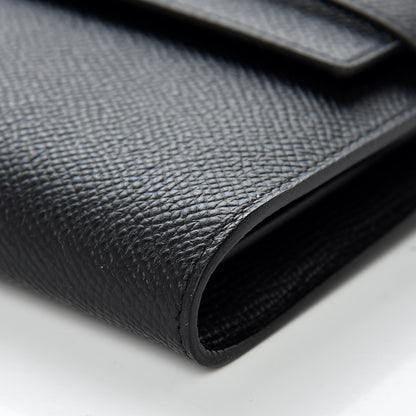 Hermes Epsom Kelly Longue Wallet Black 6 of 9