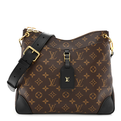 Louis Vuitton Monogram Odeon MM Black 1 of 9