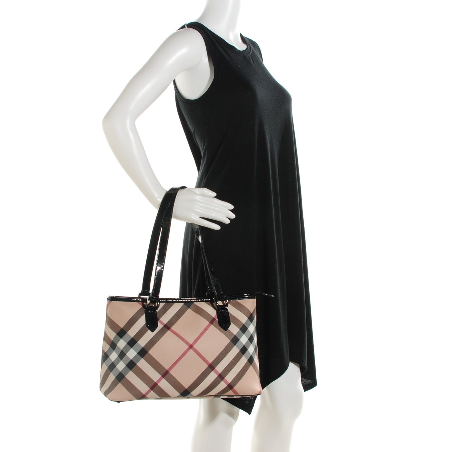 Supernova Check Regent Tote Black