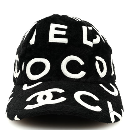 Chanel Velvet CC Cap Hat S Black 3 of 8