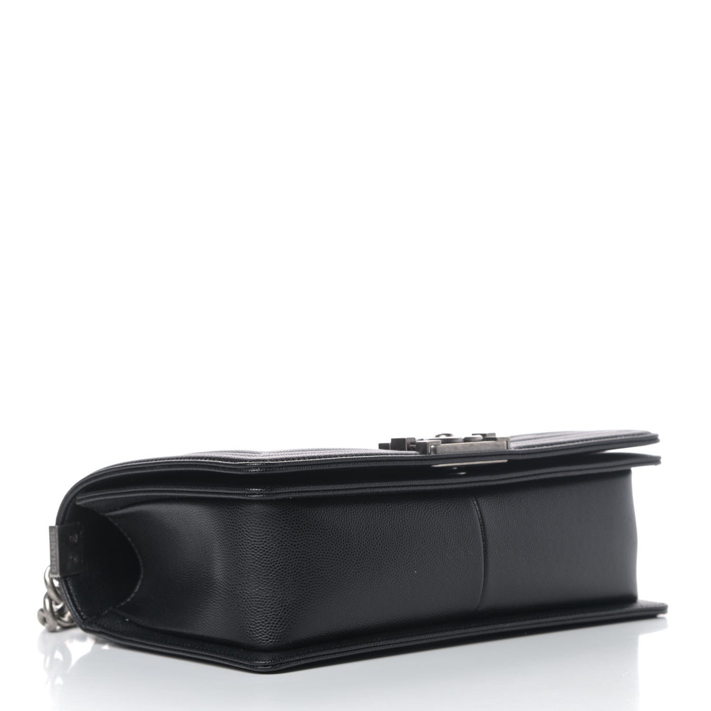 Caviar Quilted Medium Boy Flap Black