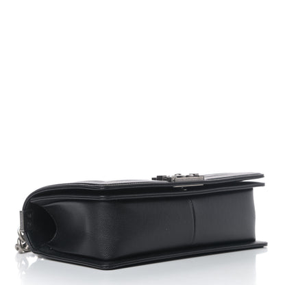 Chanel Caviar Quilted Medium Boy Flap Black 3 of 5