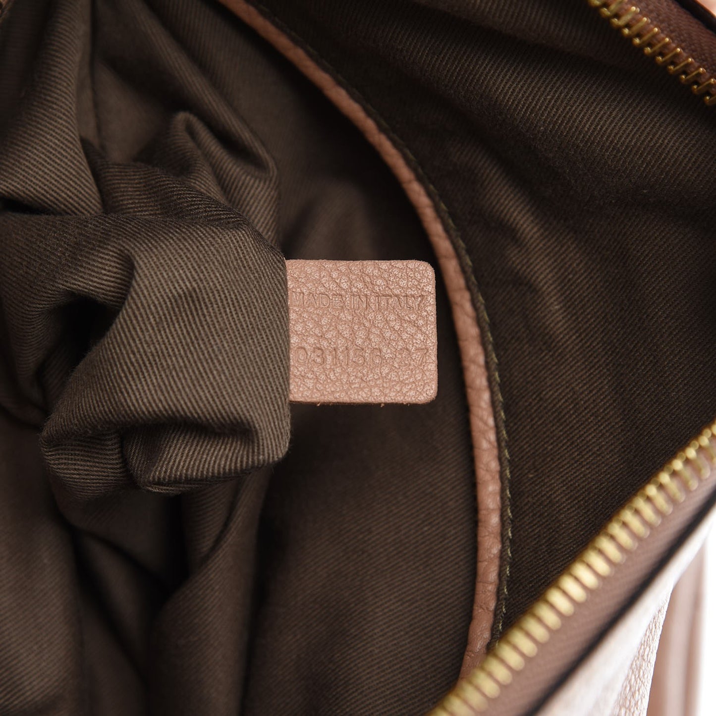 Calfskin Large Marcie Hobo Anemone Pink