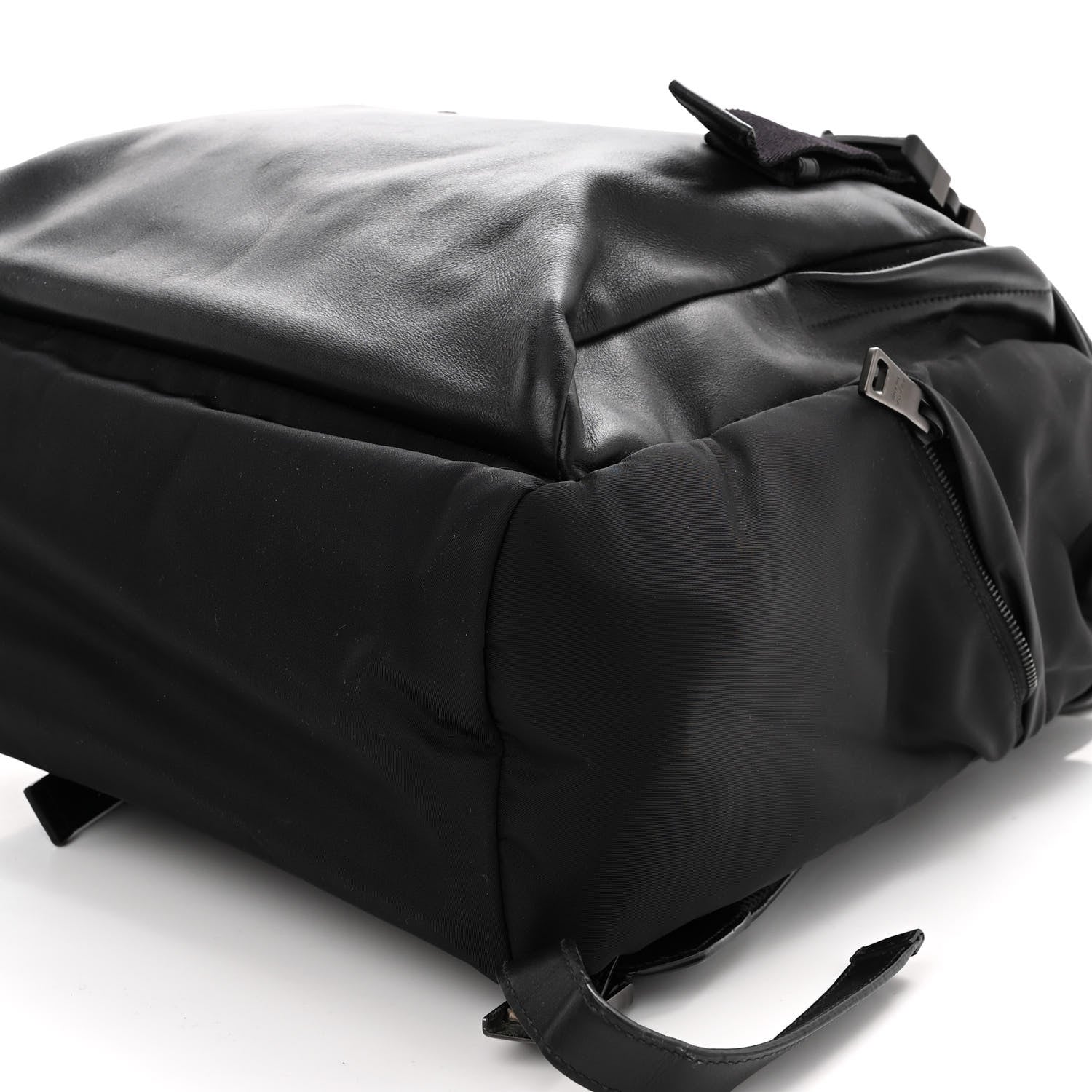 Prada Soft Calfskin Backpack Black 9 of 11