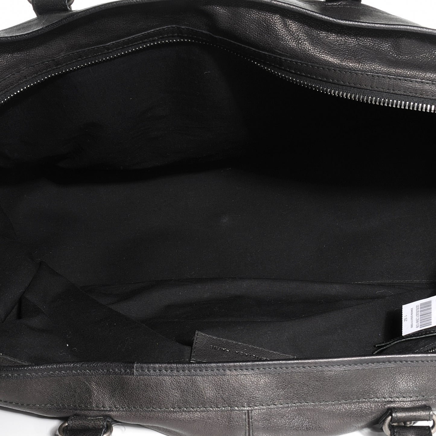 Wrinkled Lambskin Mens Arena Voyage Case Black