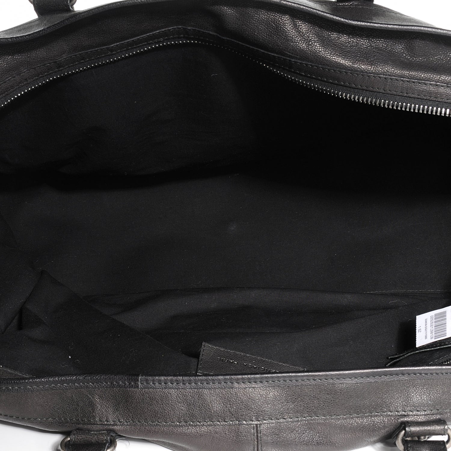 Balenciaga Wrinkled Lambskin Mens Arena Voyage Case Black 5 of 7