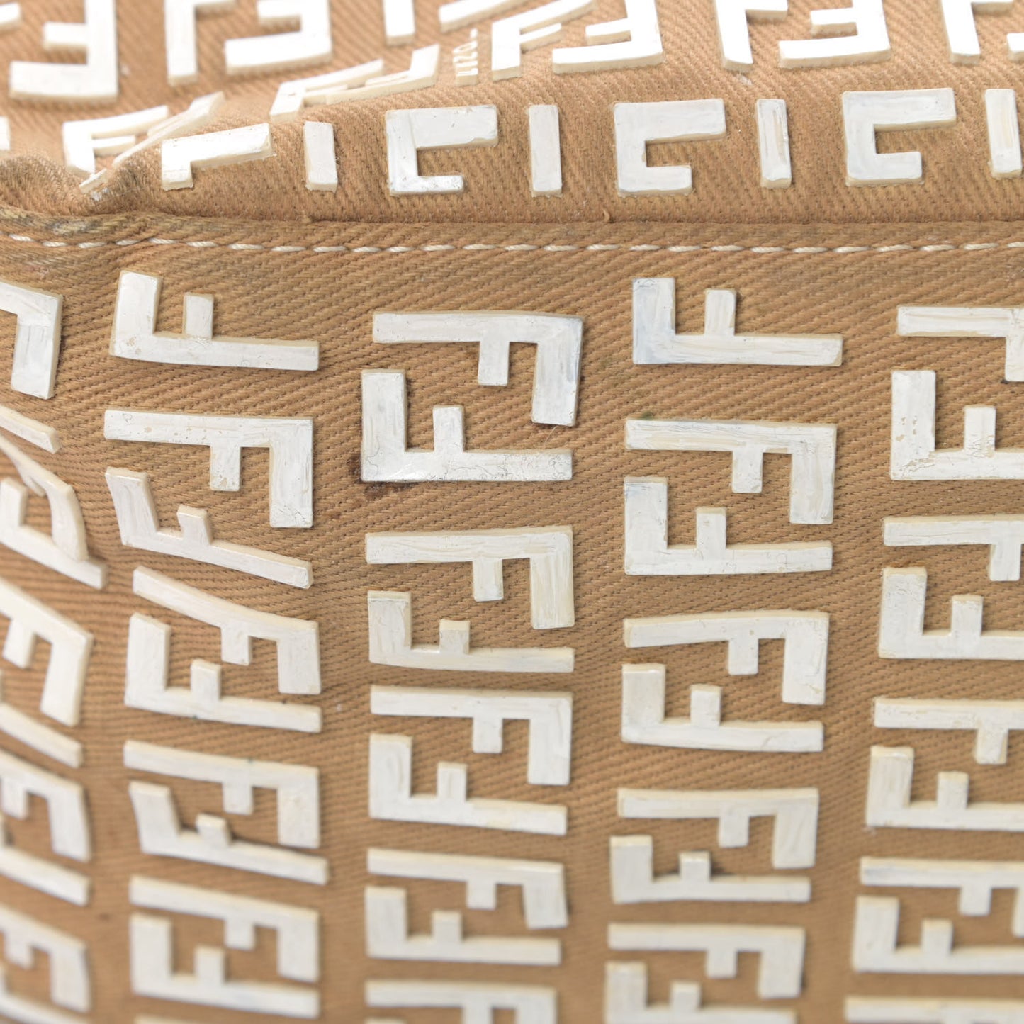 Zucchino Embellished Mini Mama Baguette Beige