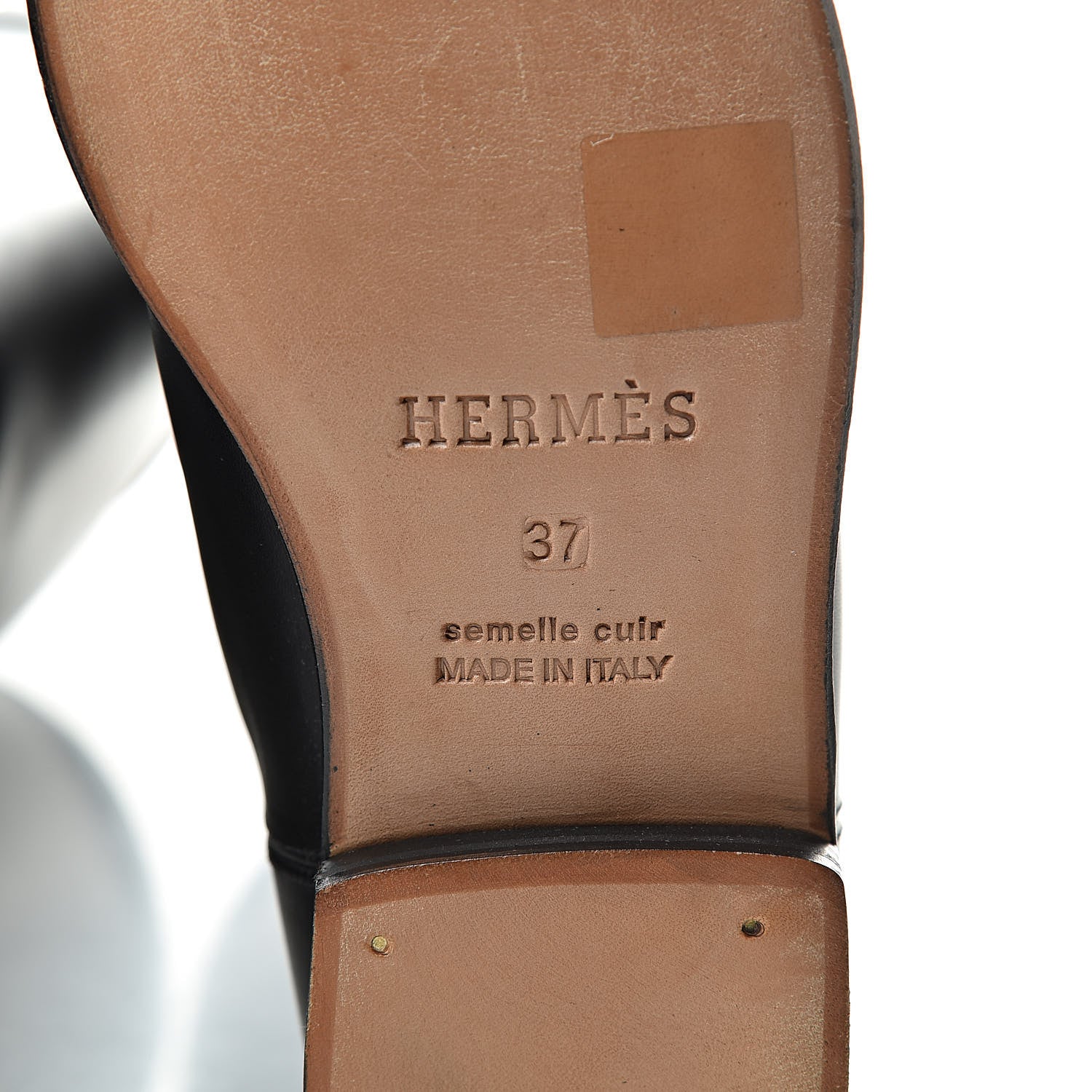 Hermes Box Kelly Jumping Boots 37 Black 6 of 9