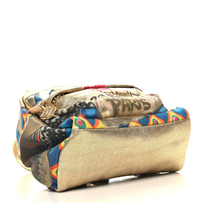 Chanel Graffiti Printed Canvas Street Spirit Backpack Multicolor 4 of 10