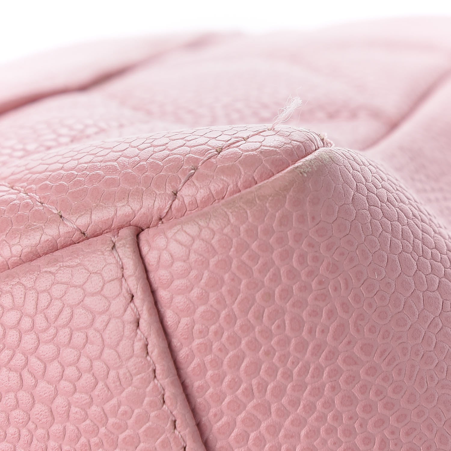 Chanel Caviar Quilted Petit Shopping Tote PST Pink 15 of 16