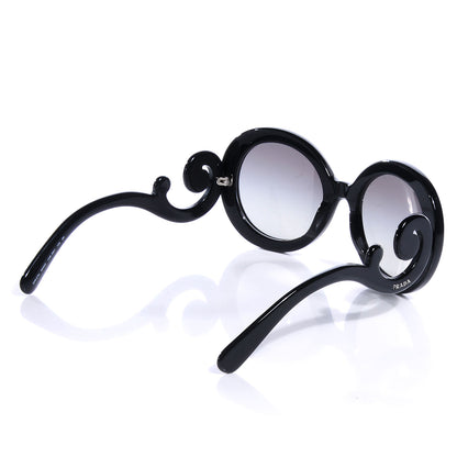Prada Baroque Sunglasses SPR 27N Black 2 of 5
