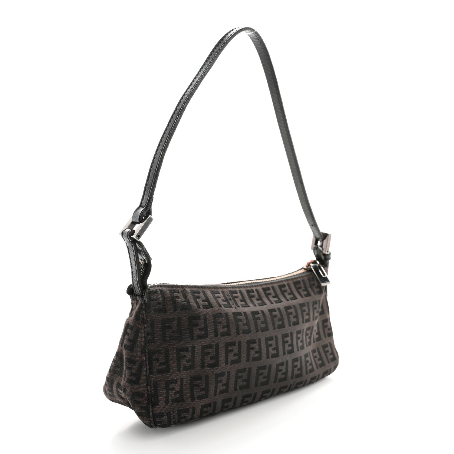 Fendi Zucchino Pochette Tobacco Moro 3 of 15