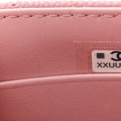 Chanel Caviar Quilted Nano Coco Handle Clutch With Chain Pink 7 of 10