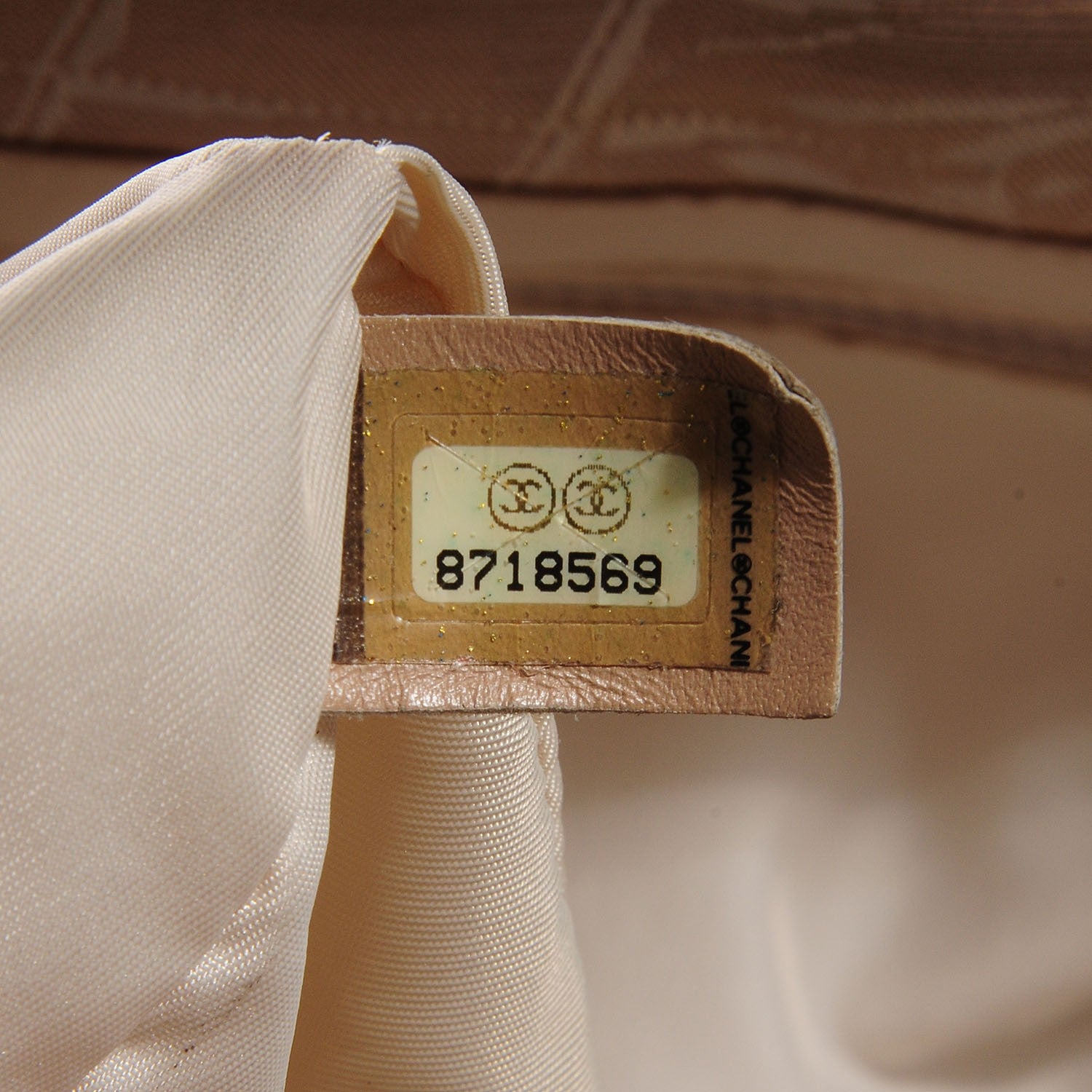 Chanel Nylon Medium Travel Tote Beige 7 of 7
