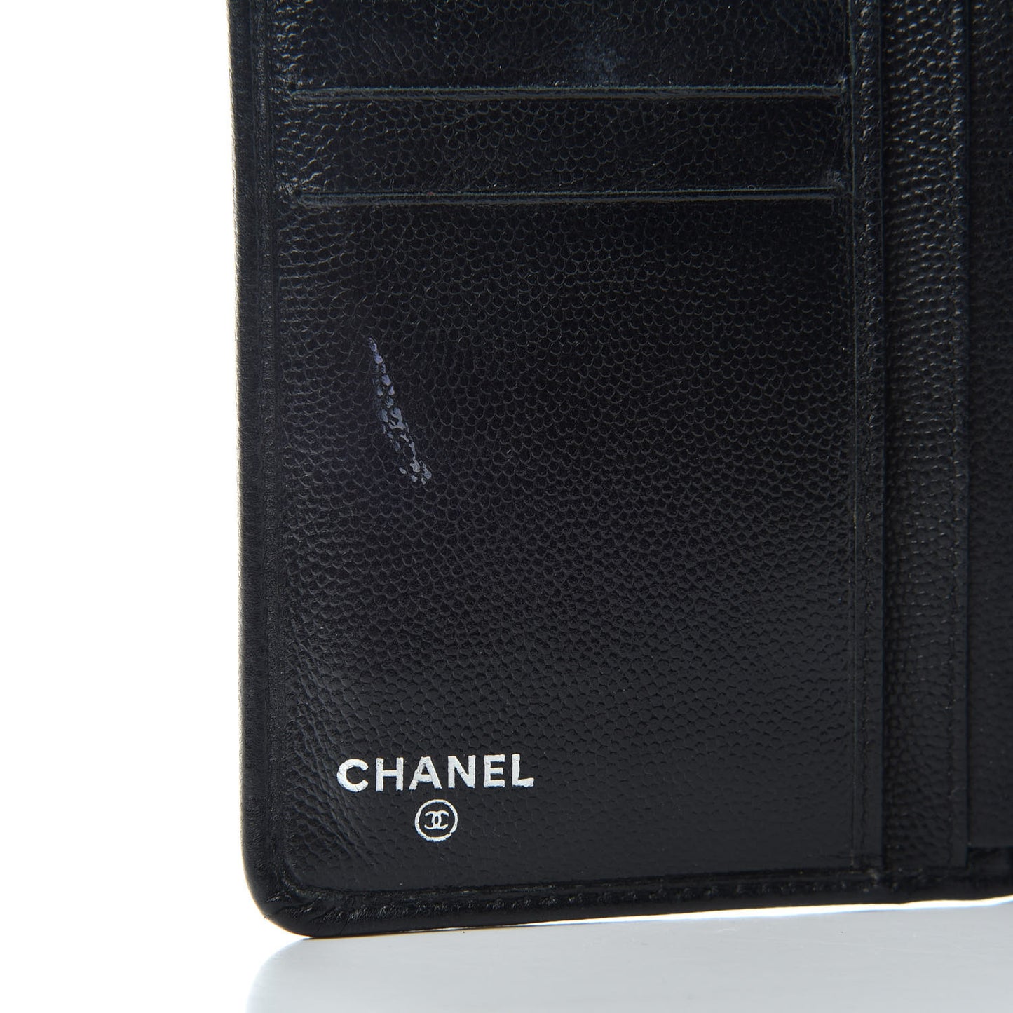 Caviar Sevruga French Compact Wallet Black