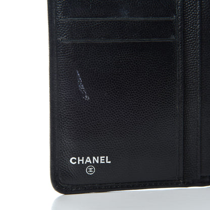 Chanel Caviar Sevruga French Compact Wallet Black 7 of 8