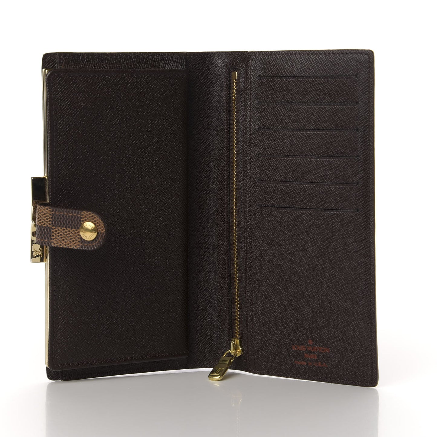 Damier Ebene Continental French Purse Wallet