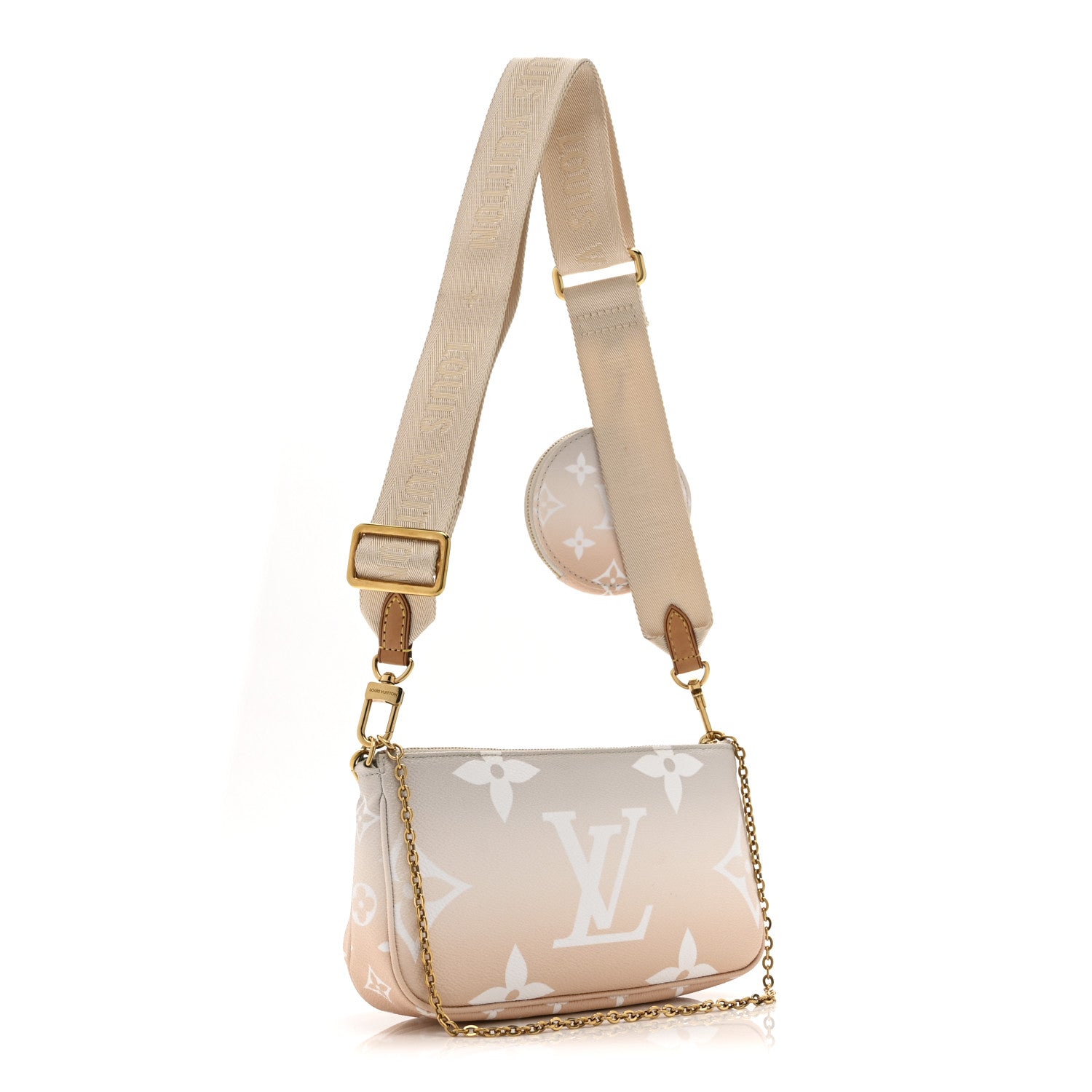 Louis Vuitton Monogram Giant By The Pool Multi Pochette Accessories Brume 3 of 11