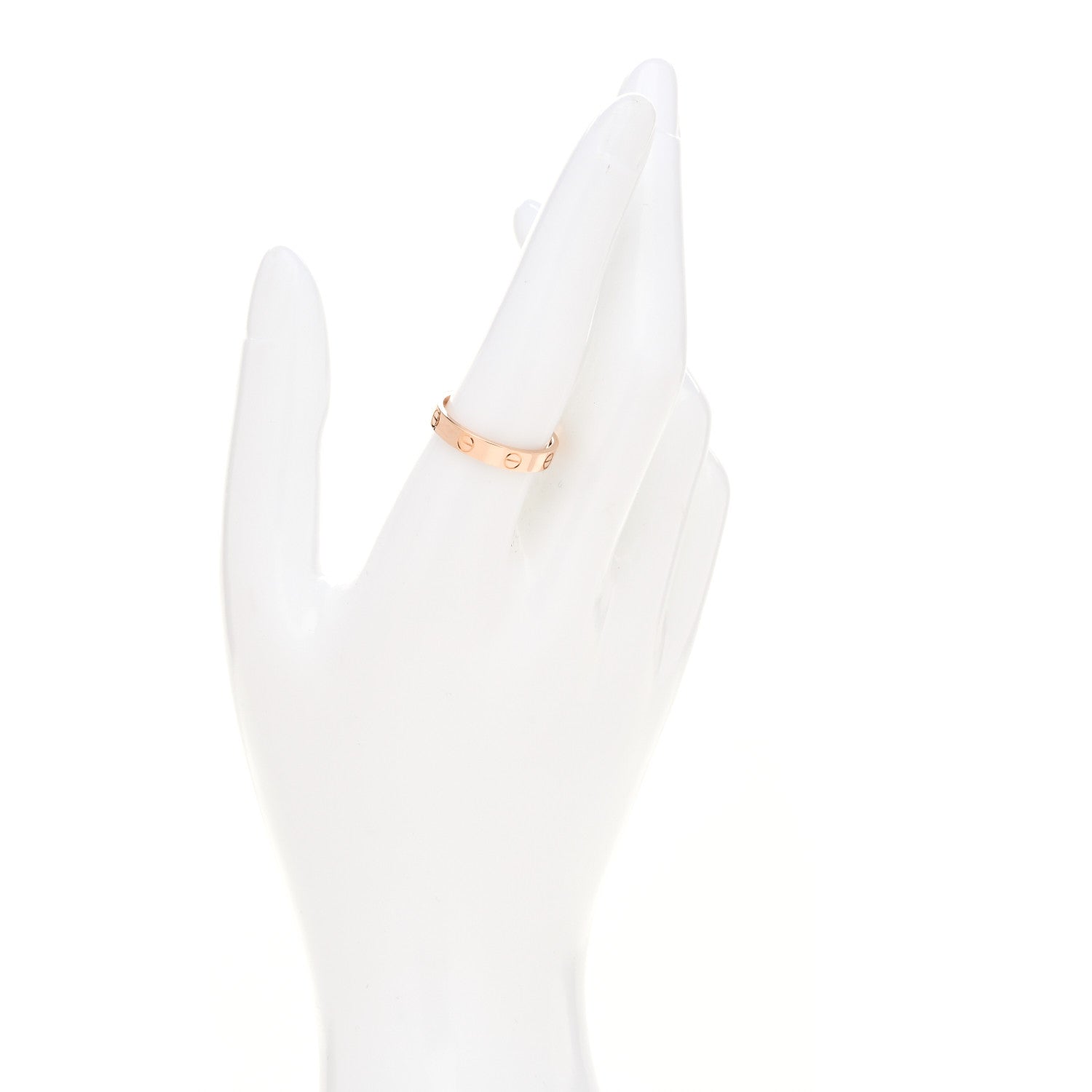 Cartier 18K Pink Gold 3.5mm LOVE Wedding Band Ring 57 8 2 of 5