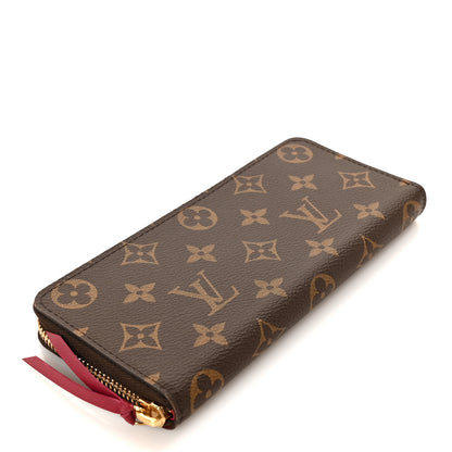 Louis Vuitton Monogram Clemence Wallet Fuchsia 4 of 8