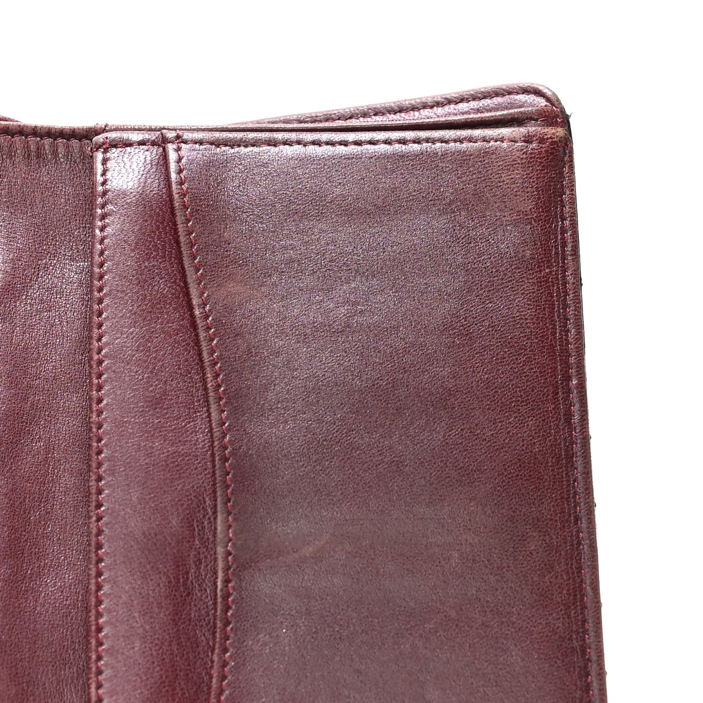 Lambskin Quilted Yen Wallet Black