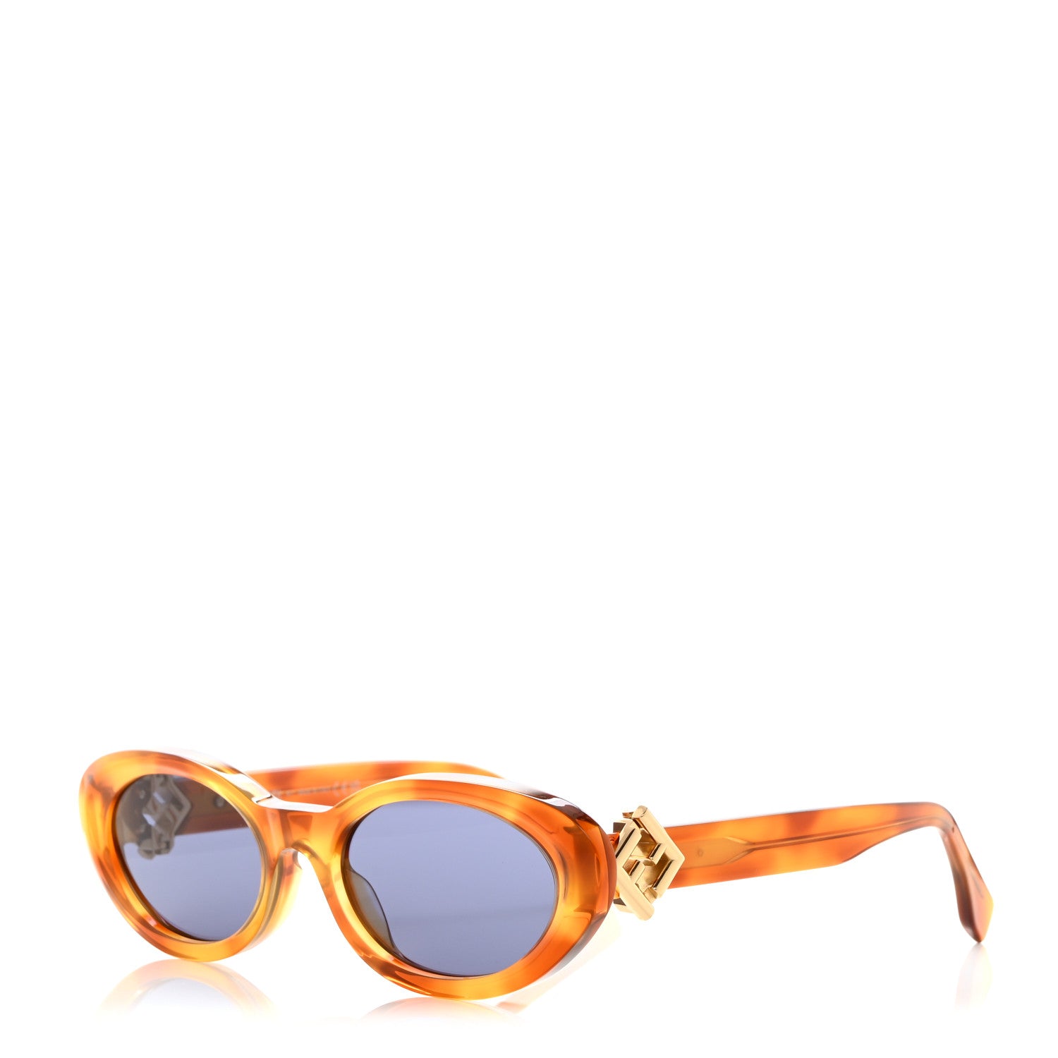 Fendi Acetate Sunglasses FE40140U Light Havana 1 of 7