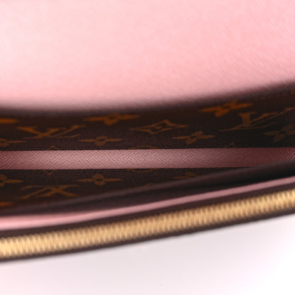 Louis Vuitton Monogram Emilie Wallet Rose Ballerine 5 of 7