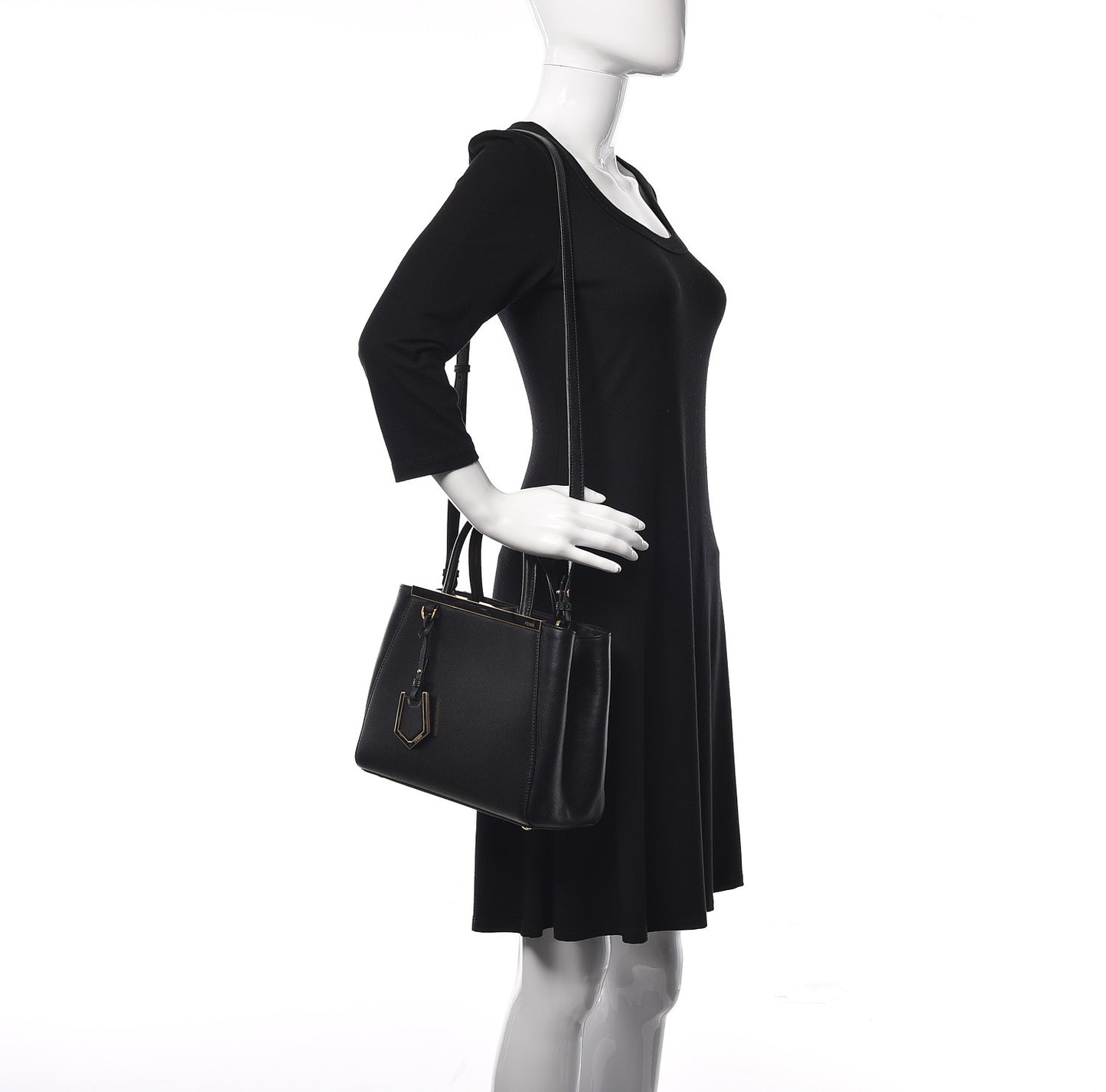 Vitello Elite Petite 2Jours Tote Black