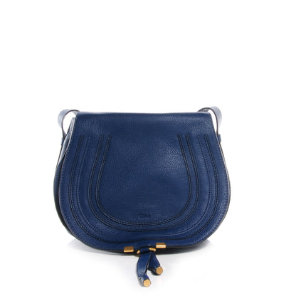 Chloe Calfskin Medium Marcie Round Crossbody Bag Royal Navy 1 of 10