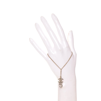 Chanel Crystal CC Bracelet Gold Multicolor 2 of 5