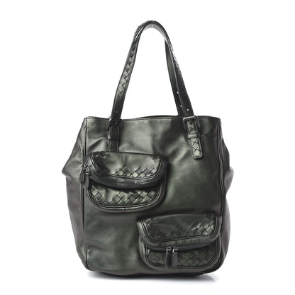 Bottega Veneta Iridescent Scarabee Multi Pocket Tote Green 1 of 9
