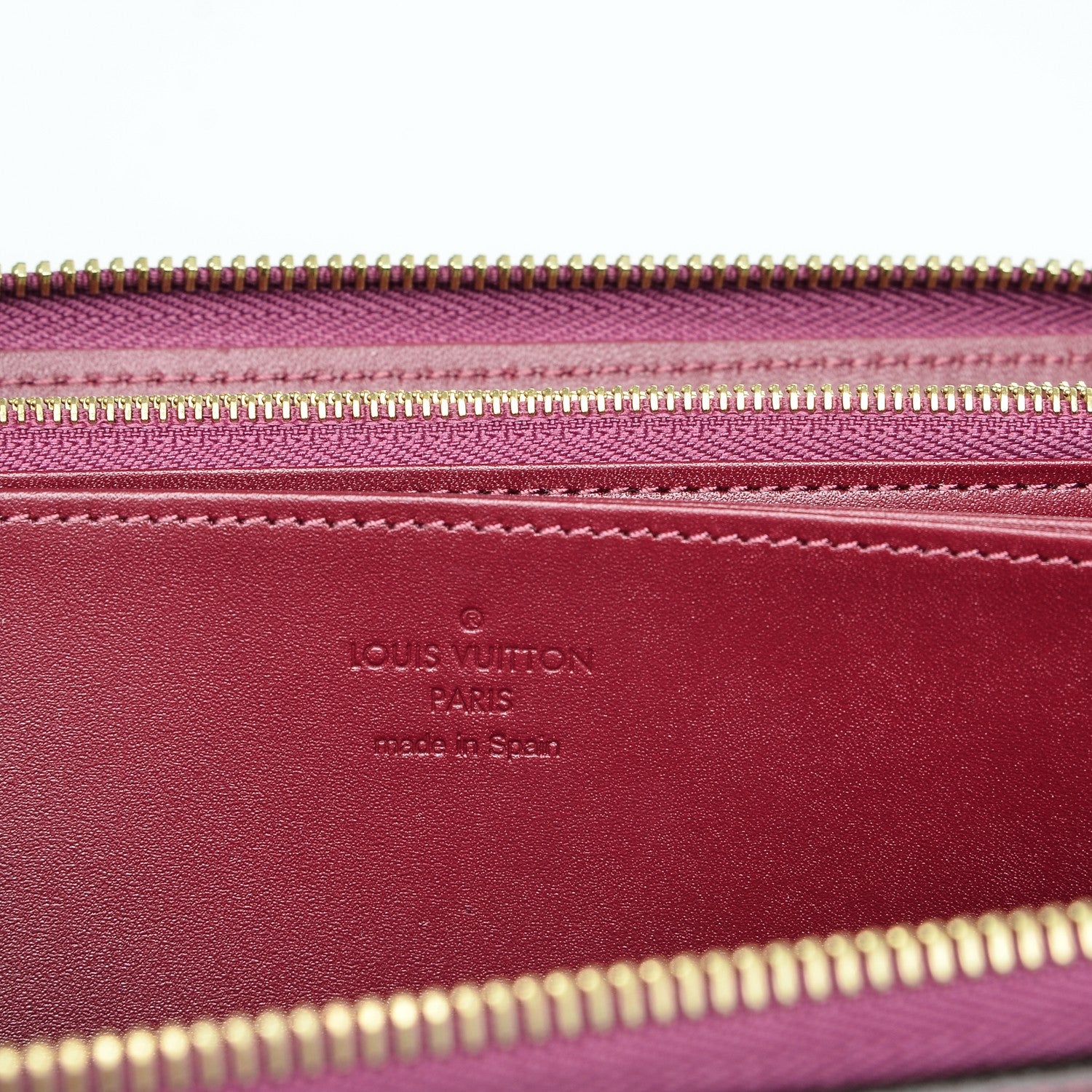 Louis Vuitton Vernis Degrade Zippy Wallet Magenta 6 of 6
