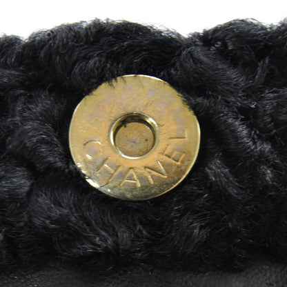 Chanel Persian Lamb Fur Shoulder Bag Black 8 of 12