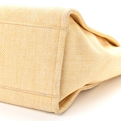 Chanel Woven Straw Raffia Medium Deauville Tote Beige 10 of 13