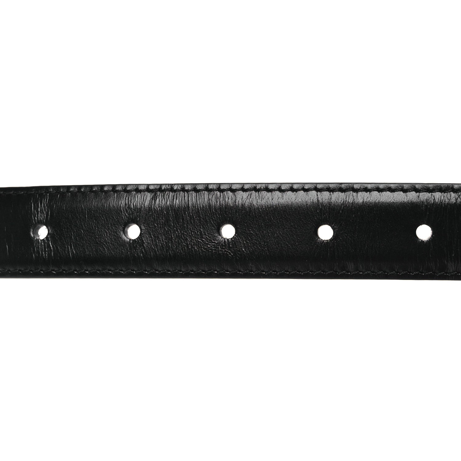 Celine Box Calfskin Medium 25mm Triomphe Belt 90 36 Black 3 of 8