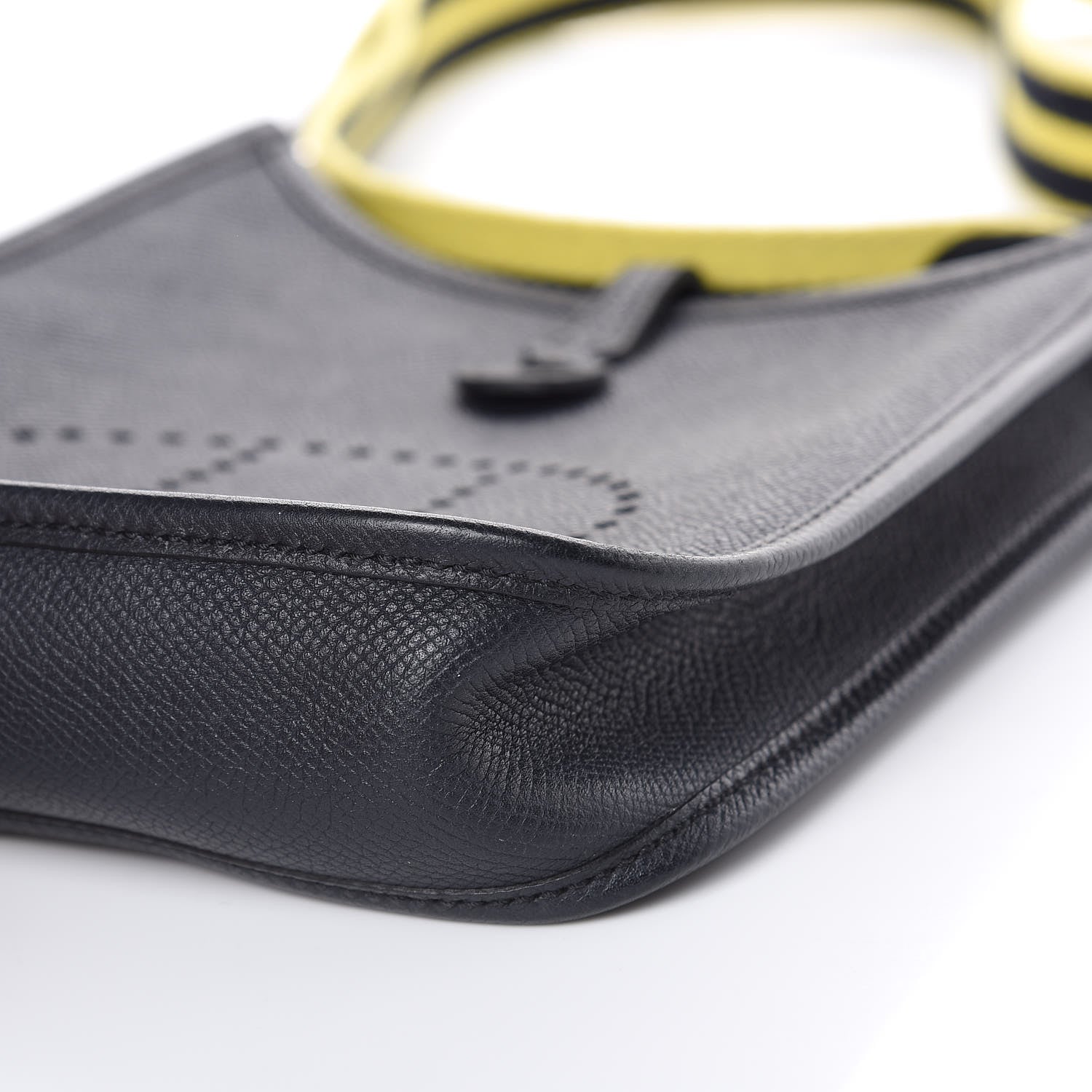 Hermes Epsom Amazone Evelyne TPM Bleu Indigo Lime 9 of 12
