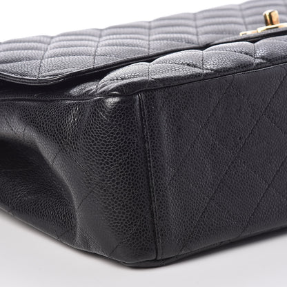 Chanel Caviar Quilted Maxi Double Flap Black 10 of 11