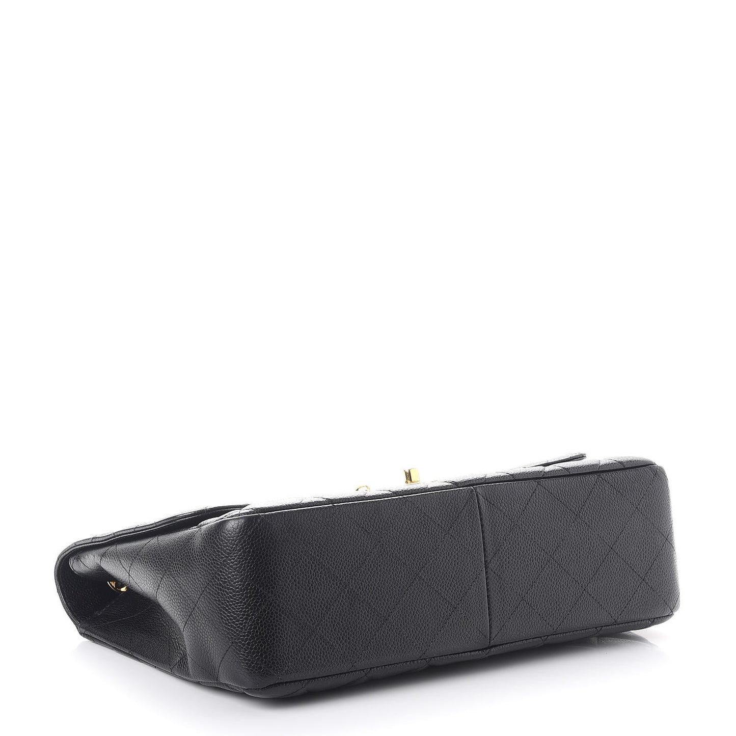 Caviar Quilted Jumbo Single Flap Black