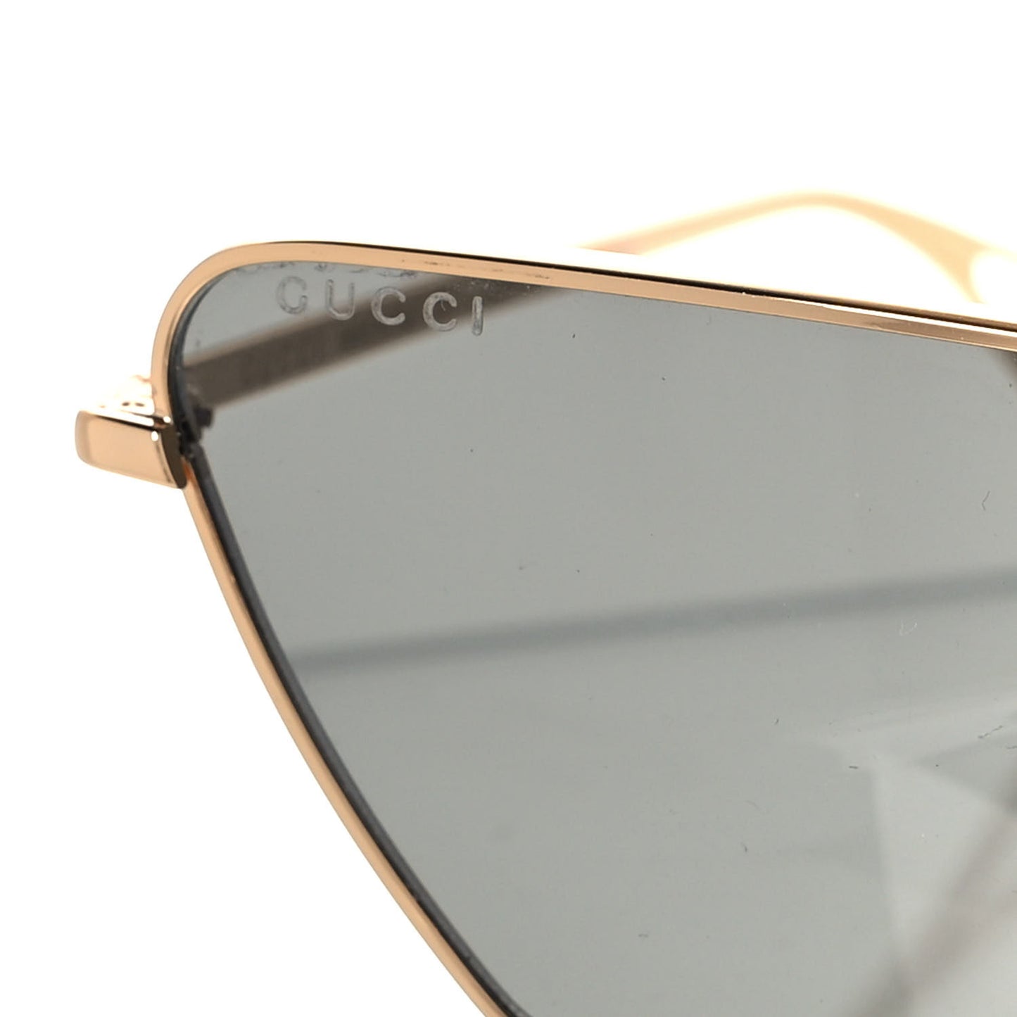Rectangular Sunglasses GG0538S Gold Black