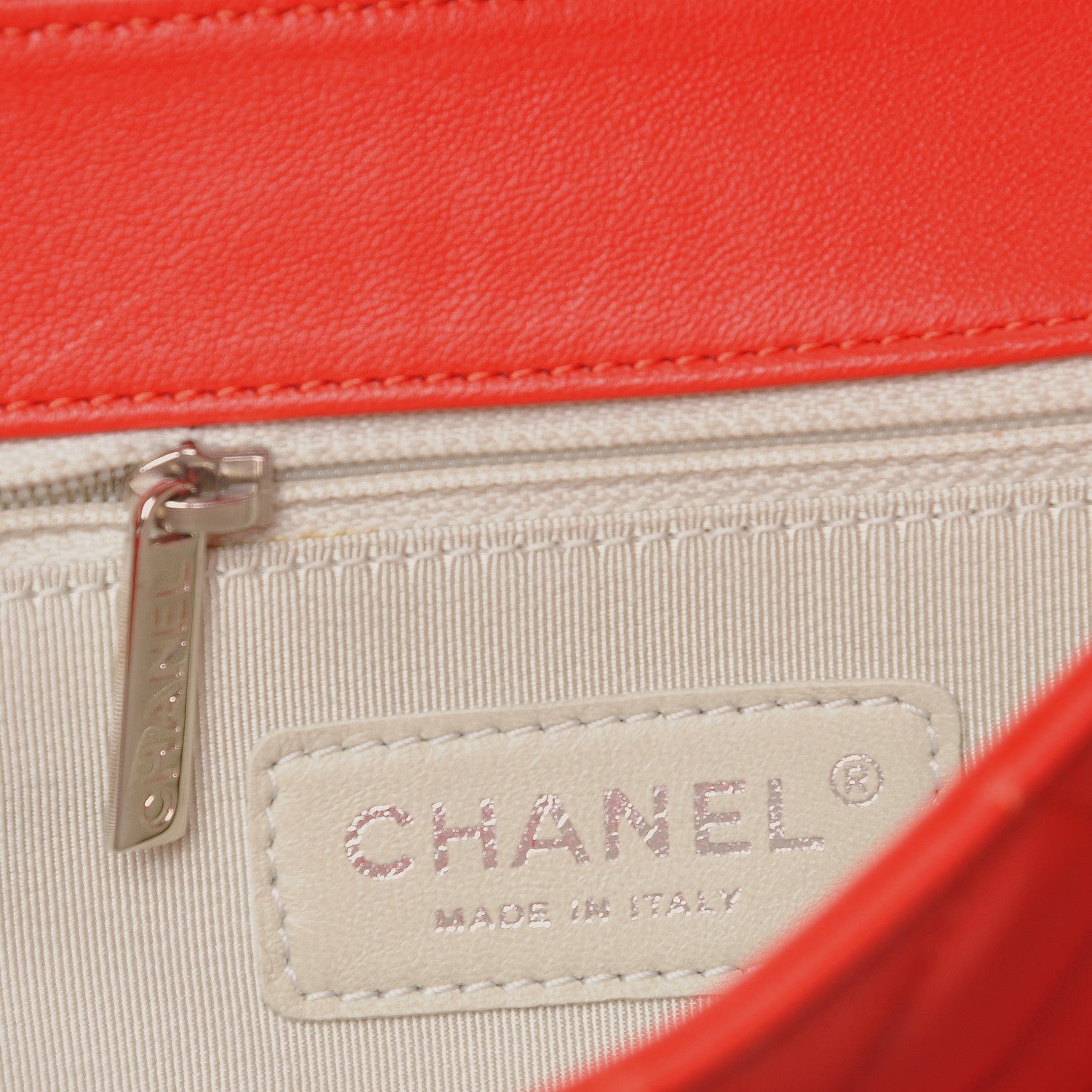 Chanel Washed Lambskin Quilted Maxi Chain Around Flap Red 7 of 7