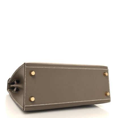 Hermes Epsom Kelly Sellier 25 Etoupe 4 of 11