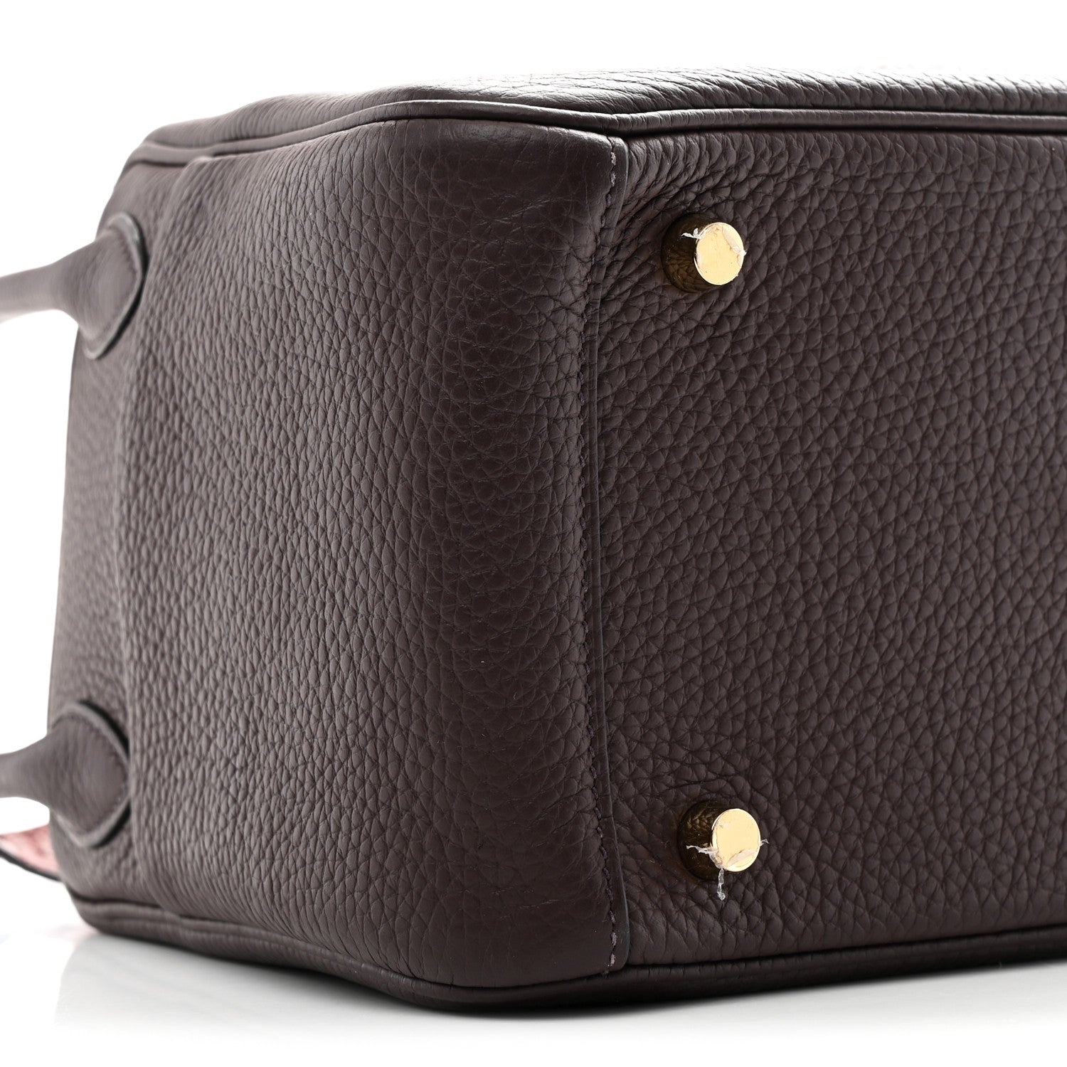 Hermes Taurillon Clemence Matte Niloticus Crocodile Touch Lindy 26 Rouge Sellier Bourgogne 9 of 11