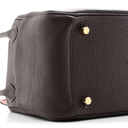 Hermes Taurillon Clemence Matte Niloticus Crocodile Touch Lindy 26 Rouge Sellier Bourgogne 9 of 11