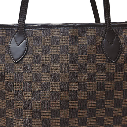 Louis Vuitton Damier Ebene Neo Neverfull MM Rose Ballerine 9 of 13
