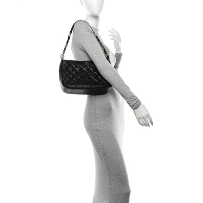 Chanel Caviar Quilted Timeless CC Shoulder Bag Black 3 of 17