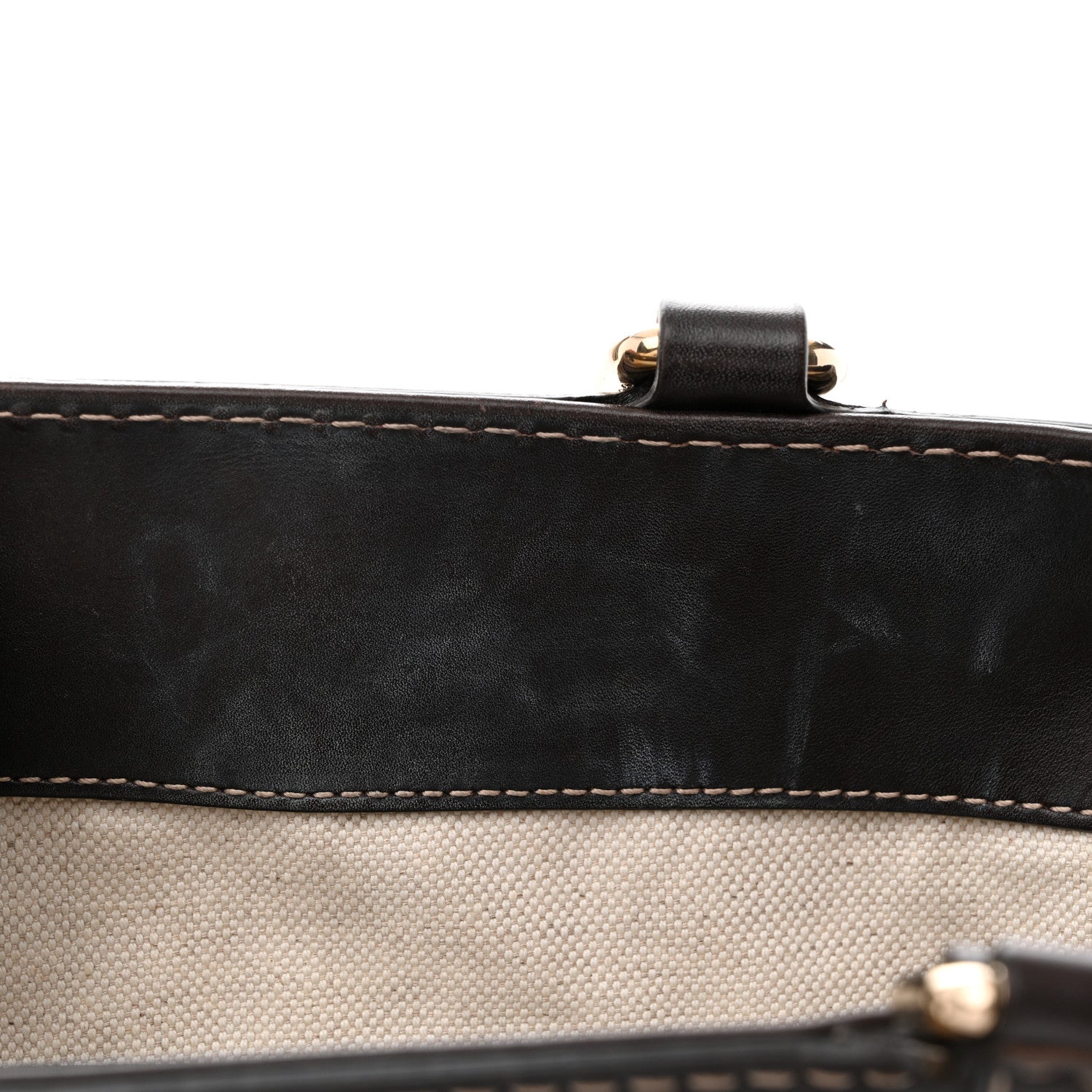 Gucci Monogram Web Medium Mayfair Tote Dark Brown 13 of 18