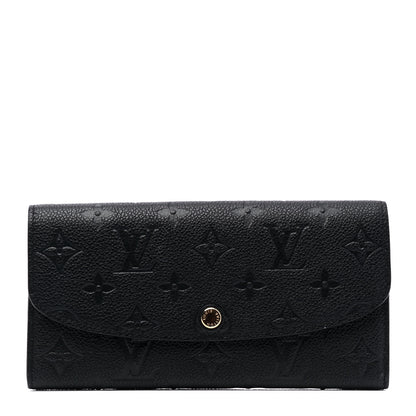 Louis Vuitton Empreinte Emilie Wallet Black Dune 1 of 4